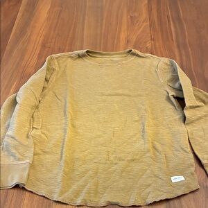 Gap LS waffle shirt